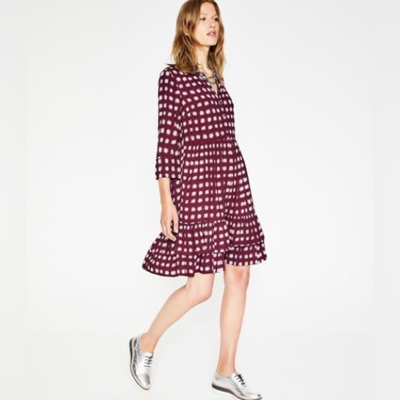 Boden Starburst Tiered Dress - Picture 1 of 7